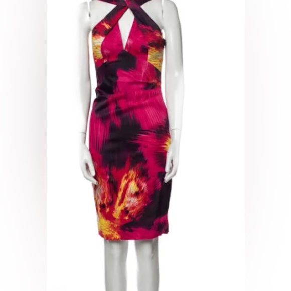 Karen Millen Multi Colored midi dress - Picture 1 of 7